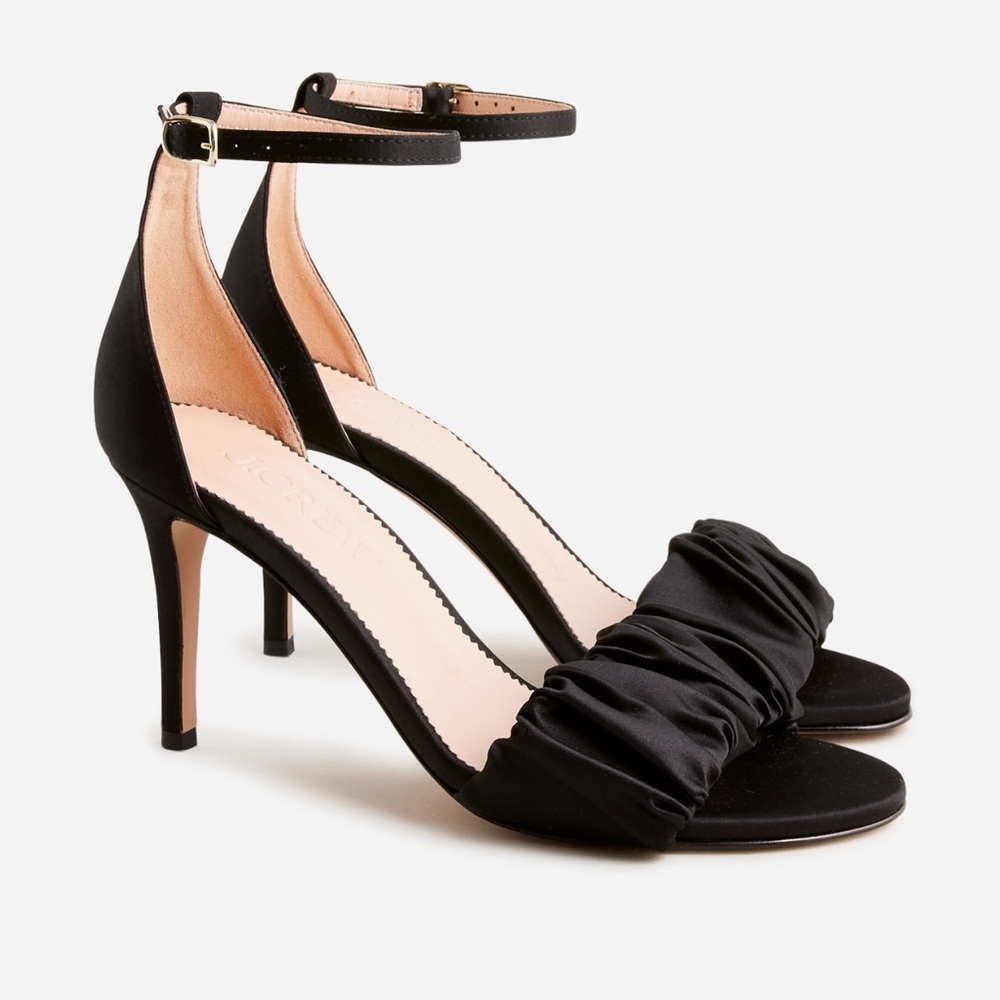 J Crew Satin Heels